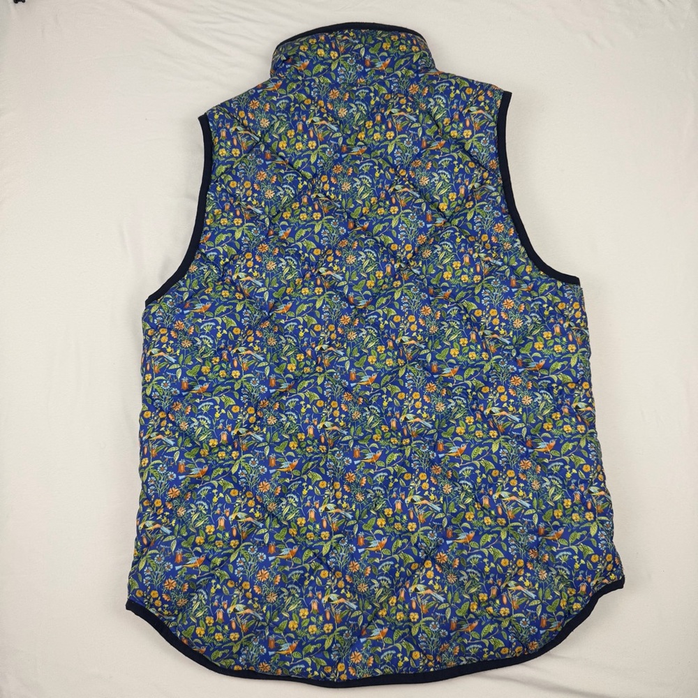 J.Crew x Liberty of London Catesby Floral Excursion Vest Quilted Puffer Small - Picture 3 of 14